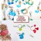 160PCS Keychain Clips and Key Chain Rings, 80PCS Swivel Snap Hook and 80PCS Key Rings, Keychain Rings for Crafts, Keychain Rings Bulk, Key Chains Lobster Claw Clasp Clips for Keychains Key
